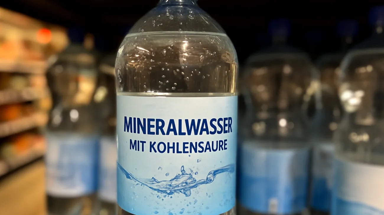 Mineralwasser mit Kohlensäure"